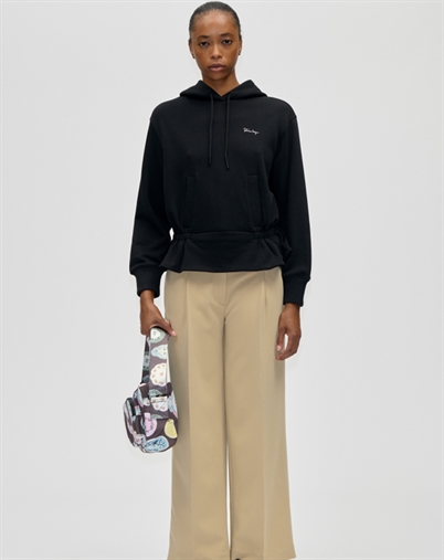 Stine Goya - Cinched Waist Sweatshirt - Black